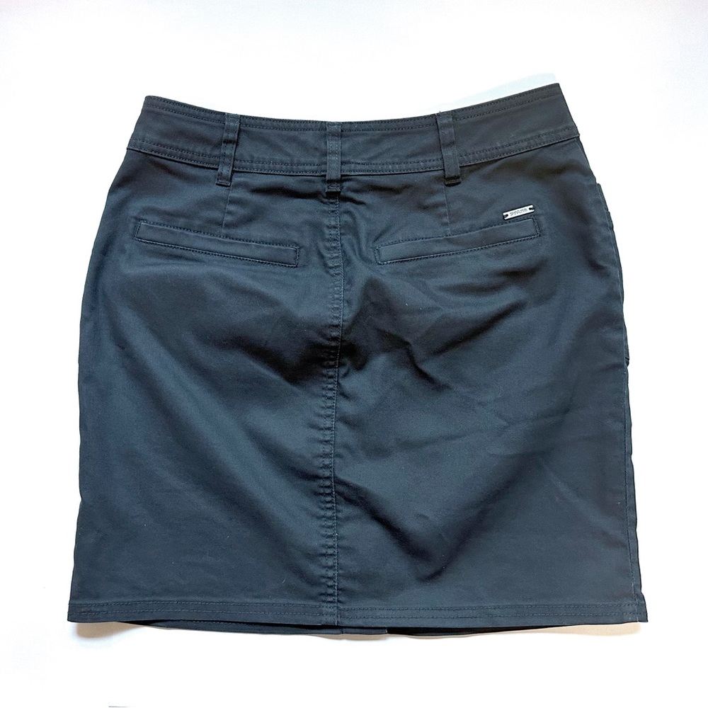 Prana Kara Button Front Mini Skirt NWOT Midnight Wash size 4 - Picture 3 of 7